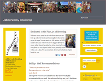 Tablet Screenshot of jabberwockybookshop.com